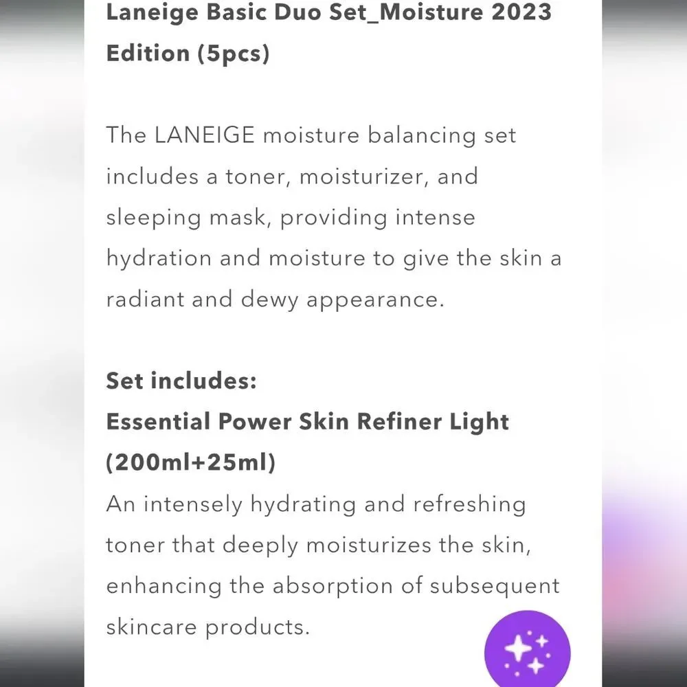 LANEIGE experience deep